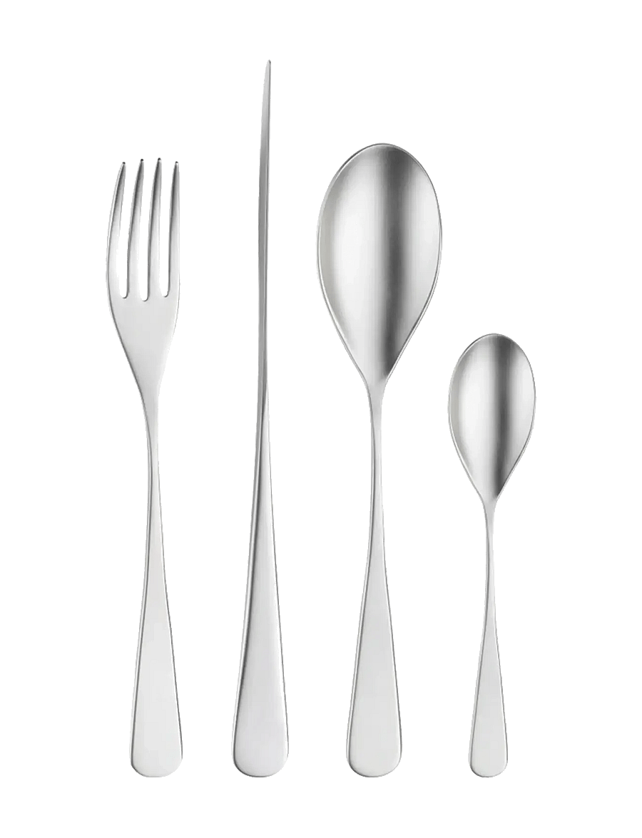 Pintinox - CUTLERY SET 24 AUDREY SATIN (CB) PINTINOX - söögiriistakomplektid - silver satin - 1