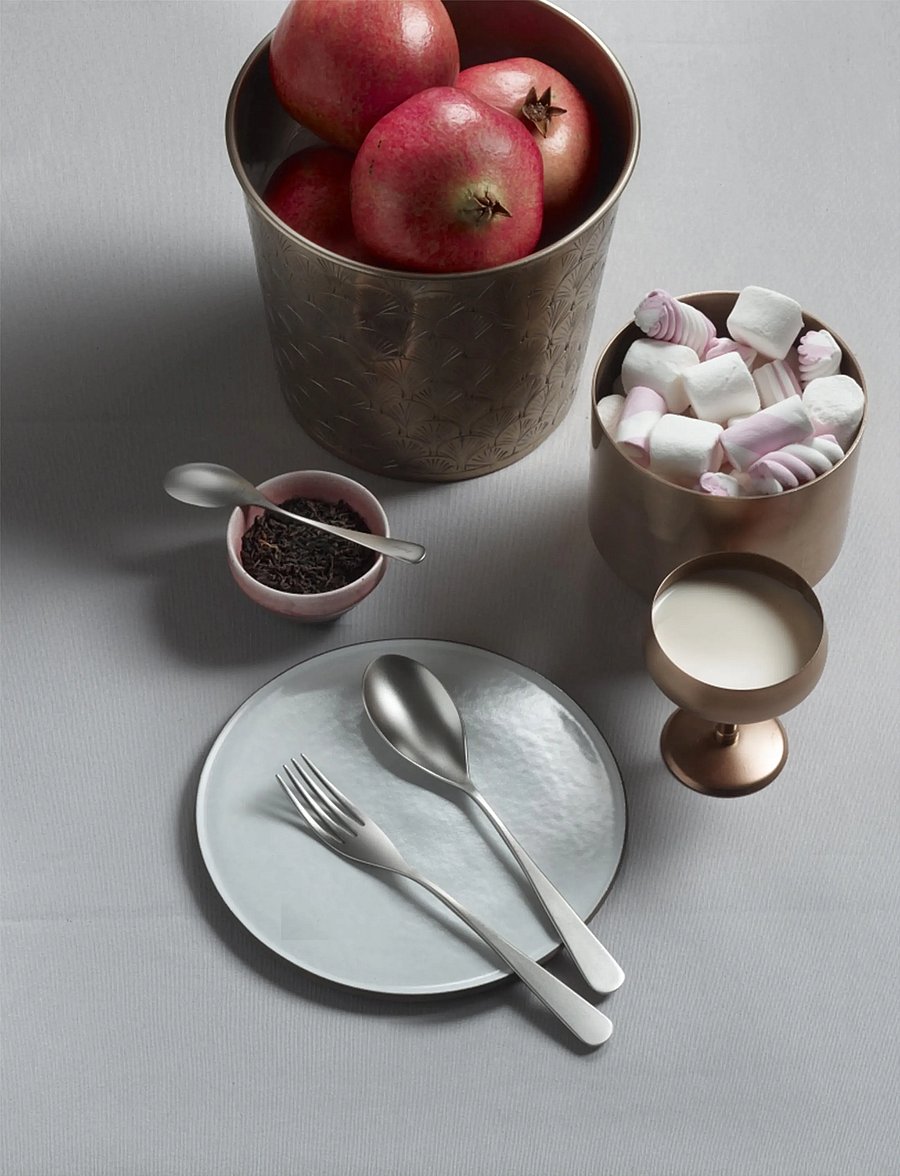 Pintinox - CUTLERY SET 24 AUDREY SATIN (CB) PINTINOX - söögiriistakomplektid - silver satin - 0