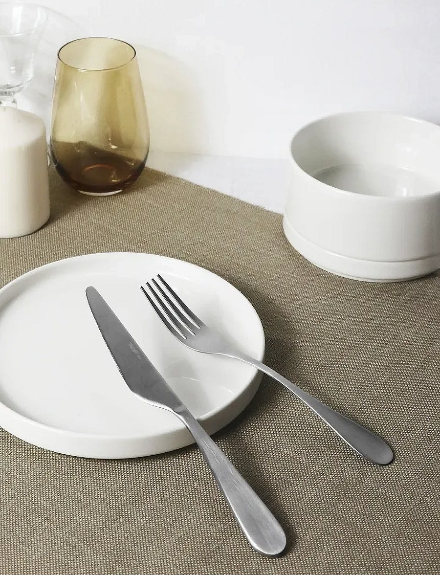 Pintinox - Cutlery set Drop satin set 24 pcs - söögiriistakomplektid - silver - 0