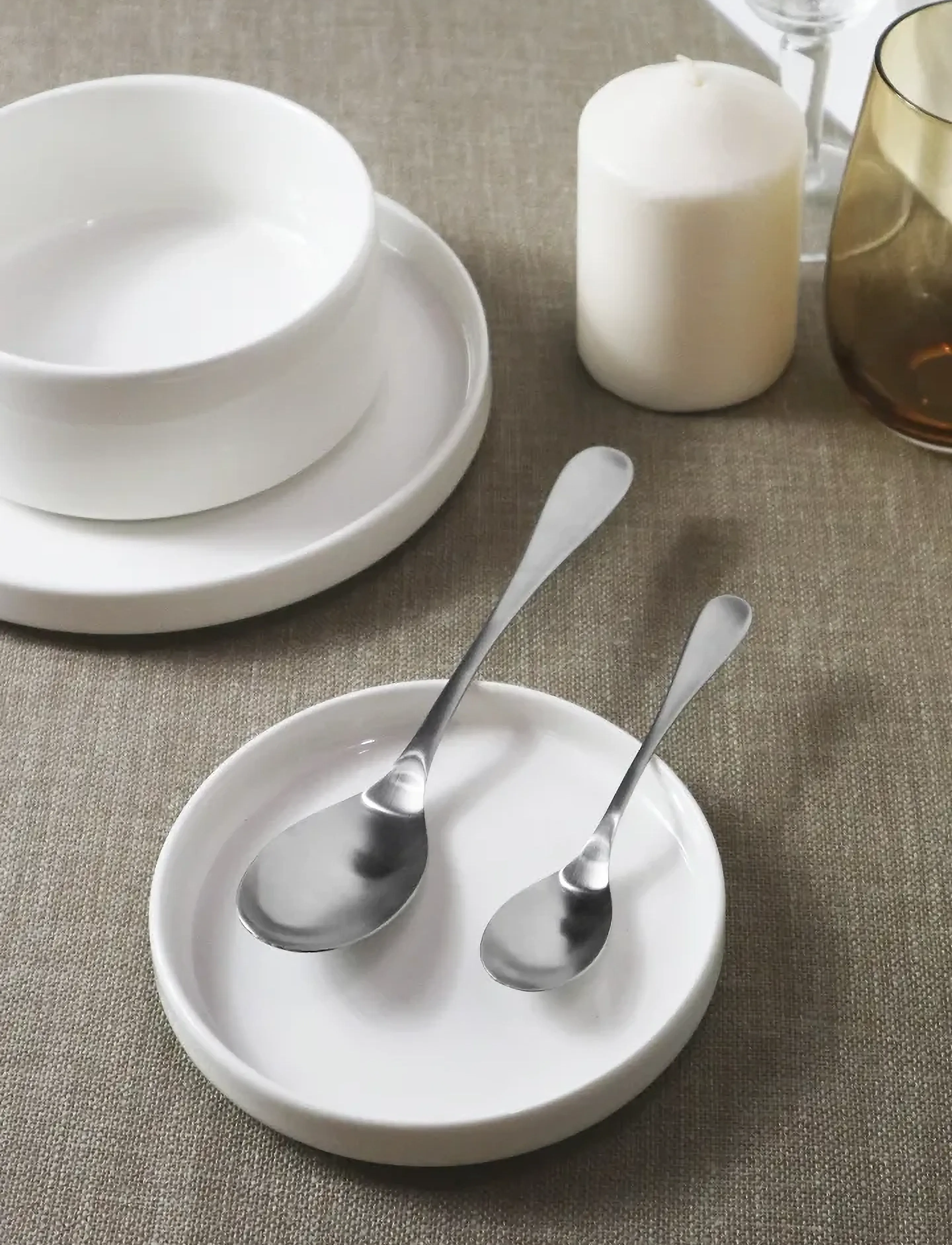 Pintinox - Cutlery set Drop satin set 24 pcs - sets de couverts - silver - 4