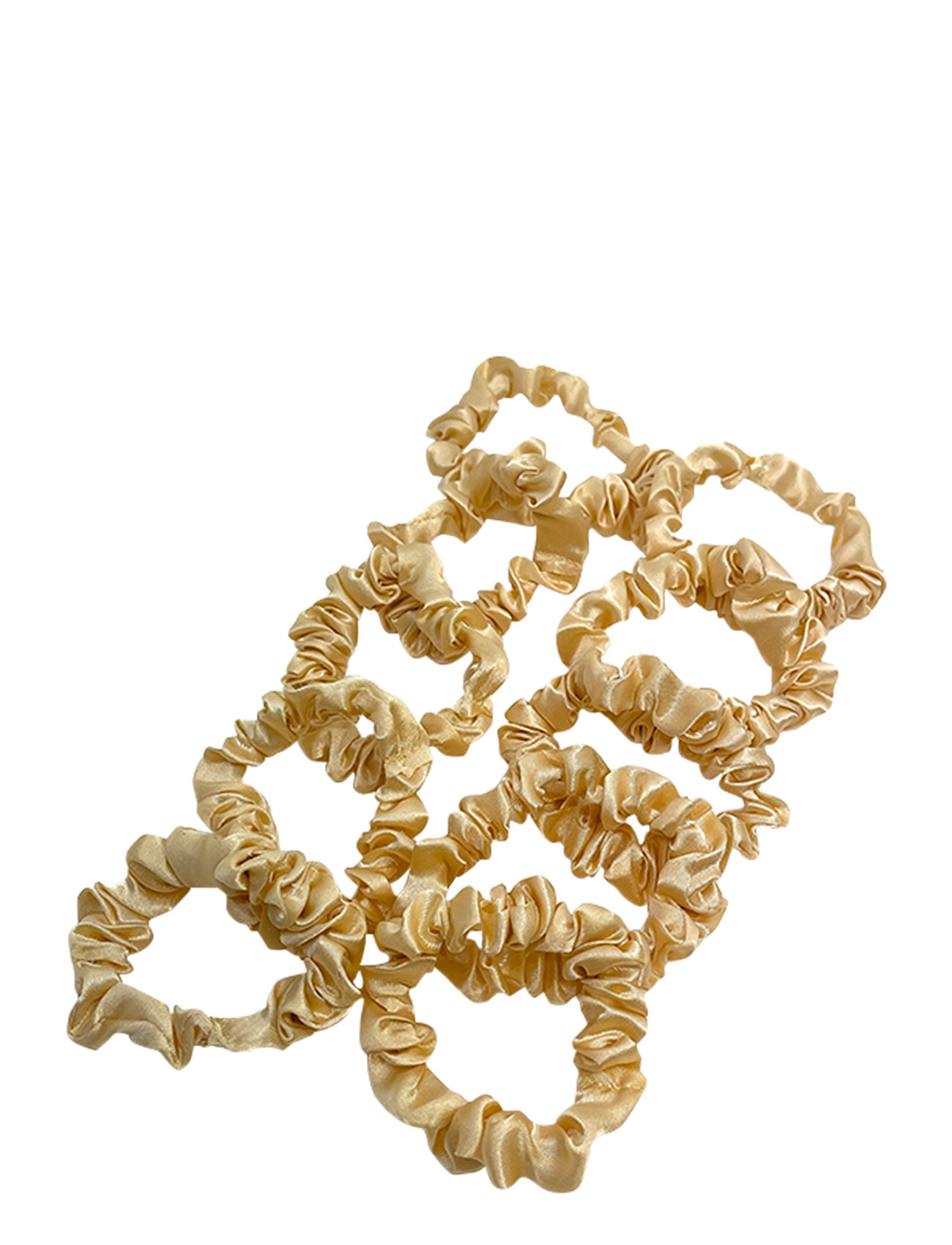Pipol's Bazaar Skinny Scrunchie 10 Pcs - Cream - ONE SIZE 2