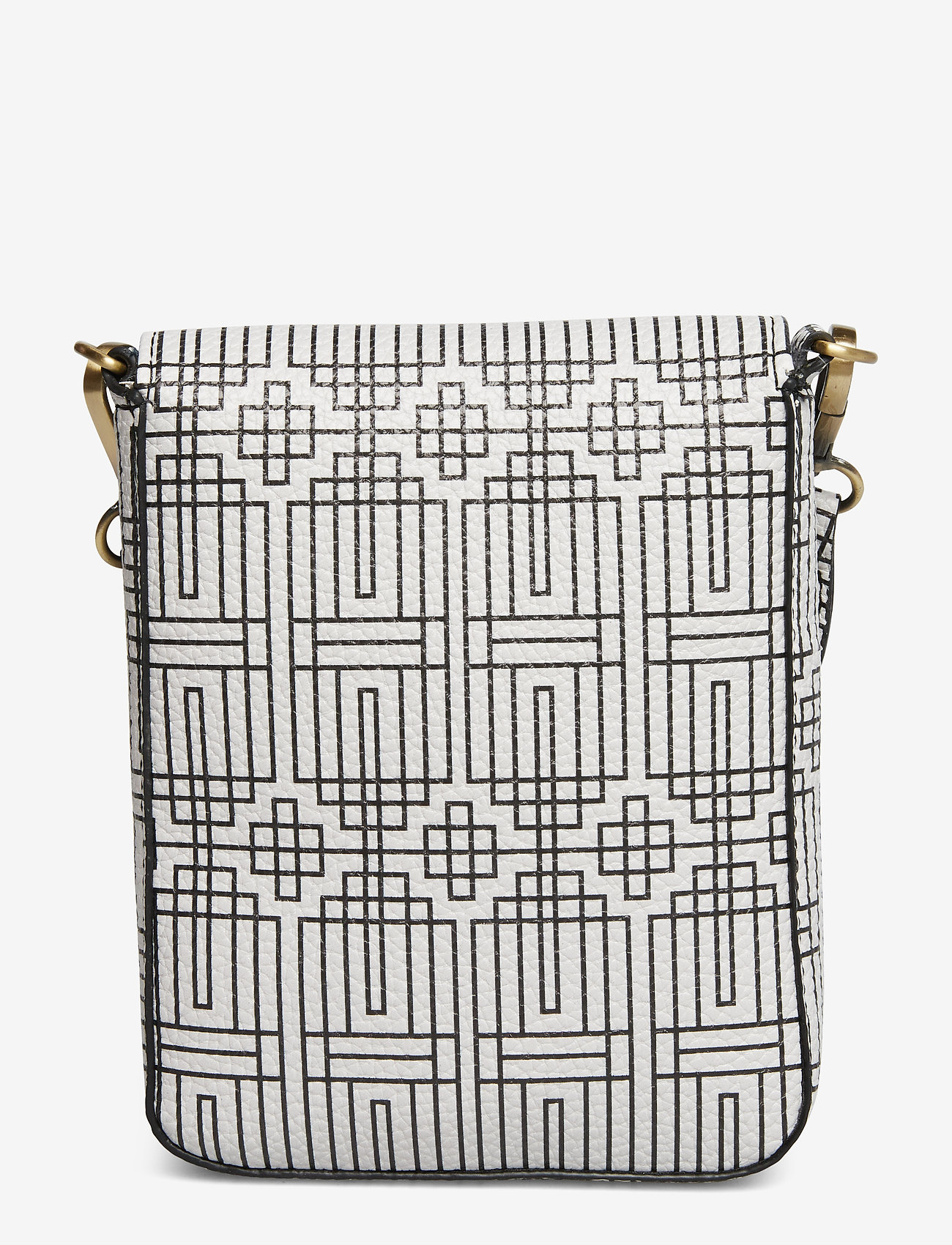 PIPOL'S BAZAAR - Stile Saddle Cross Bag Deco - black & white - 1