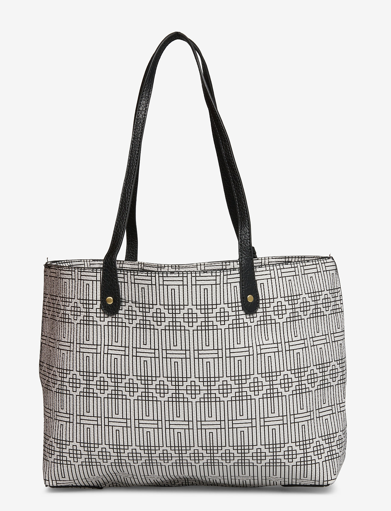 PIPOL'S BAZAAR - Stile Shopper Bag Deco - black & white - 1
