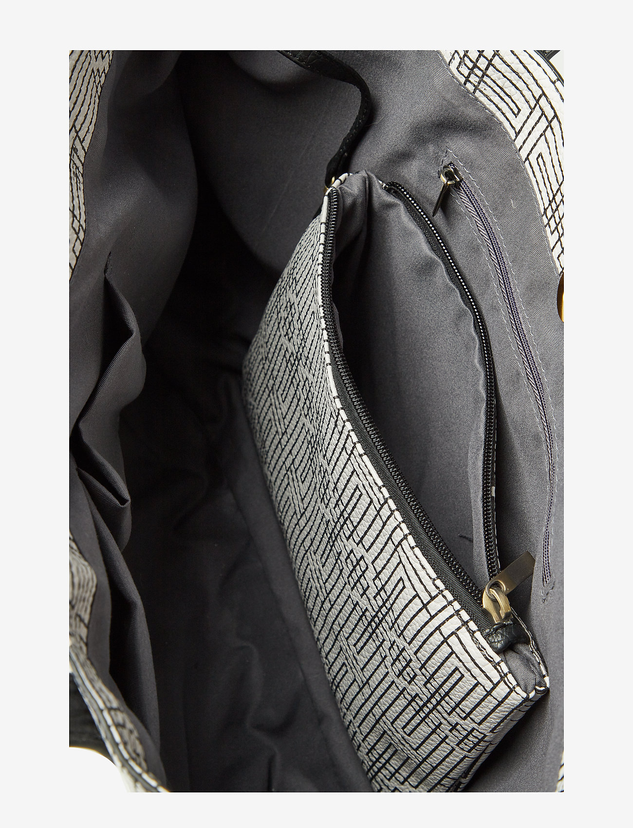 PIPOL'S BAZAAR - Stile Shopper Bag Deco - black & white - 4