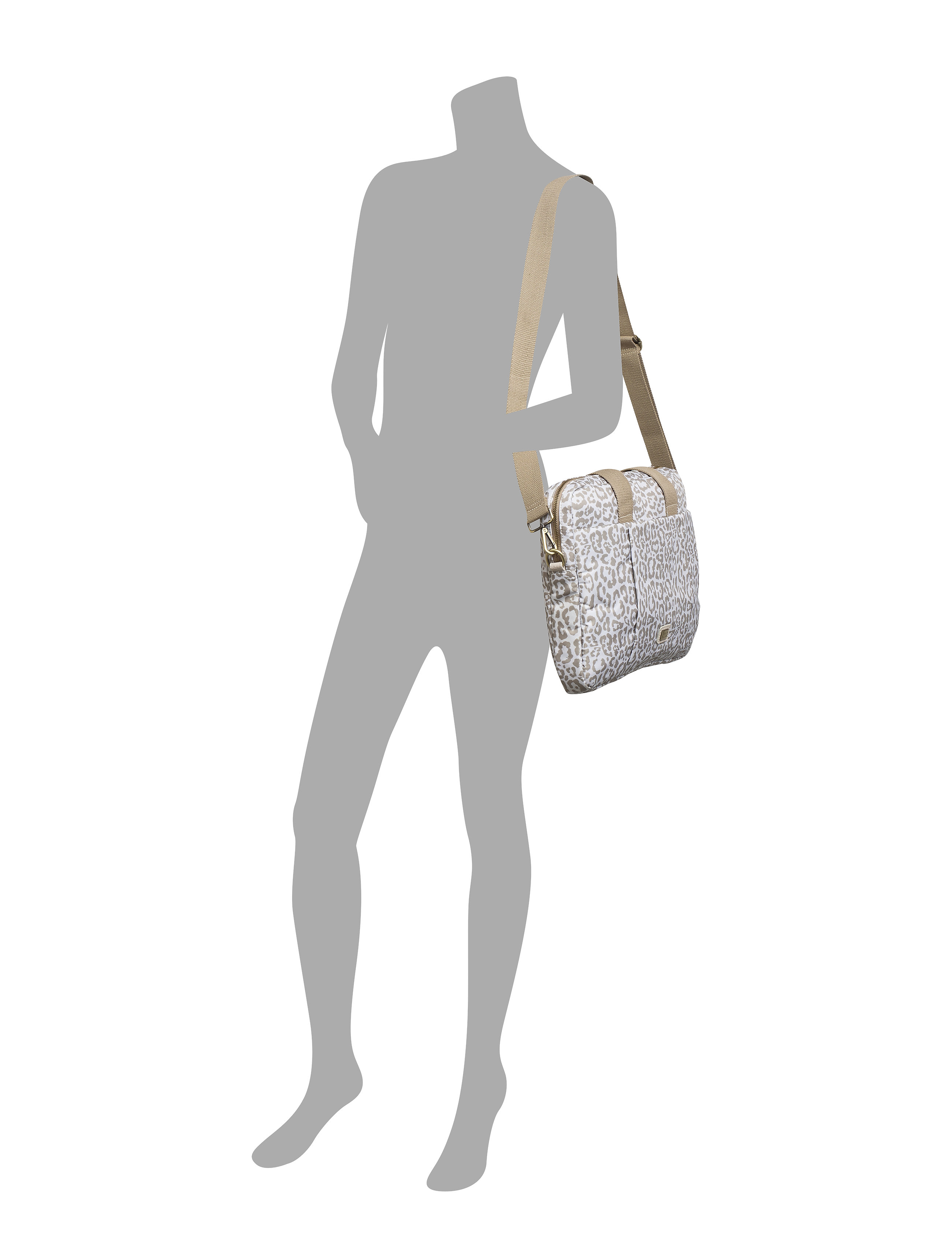 PIPOL'S BAZAAR - Daily Laptop Bag Leo Beige - beige - 4