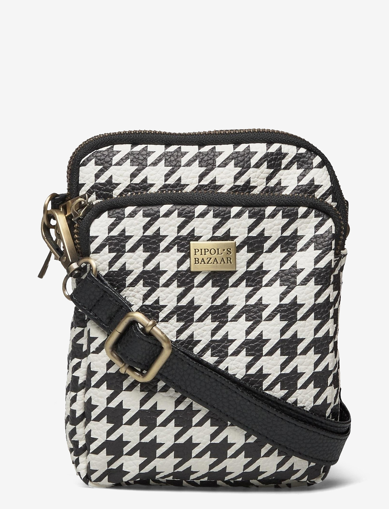 PIPOL'S BAZAAR - Triple Zip Bag Tooth Check - multi - 0