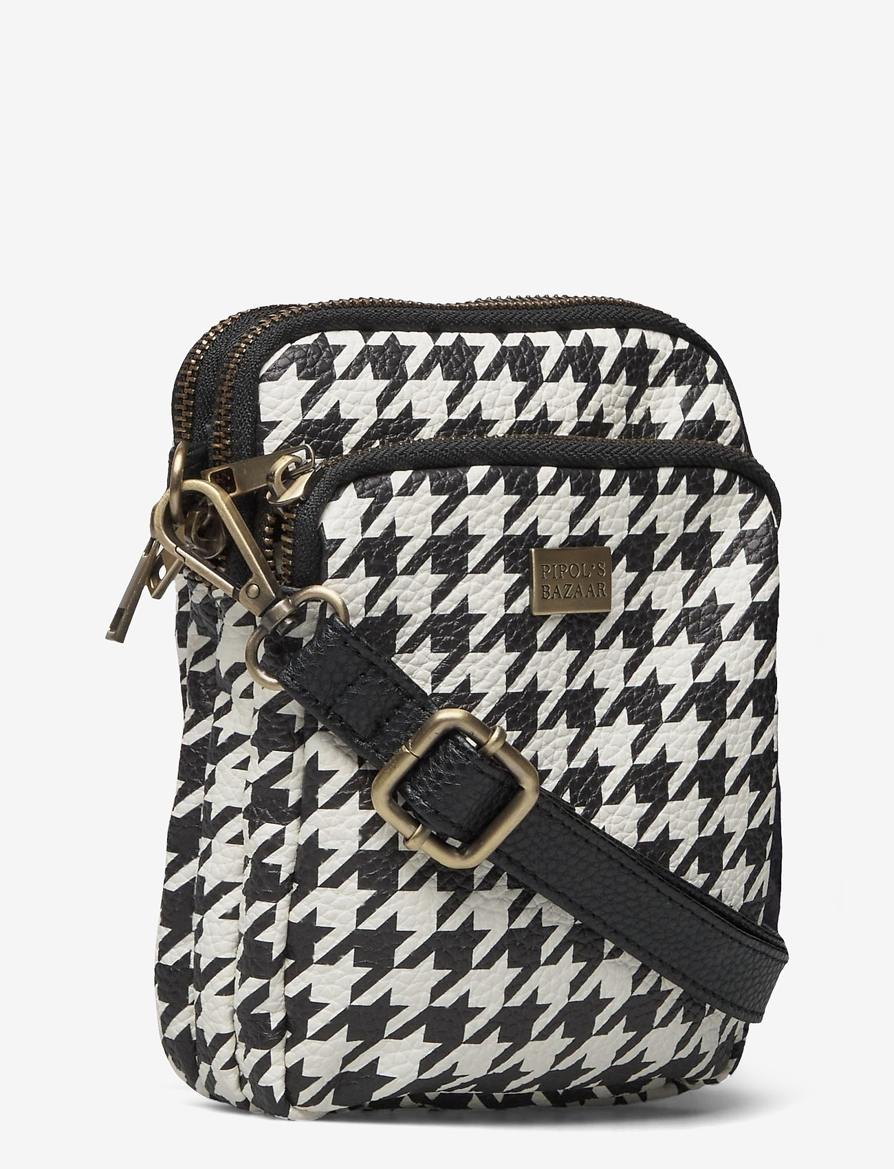 PIPOL'S BAZAAR - Triple Zip Bag Tooth Check - multi - 2