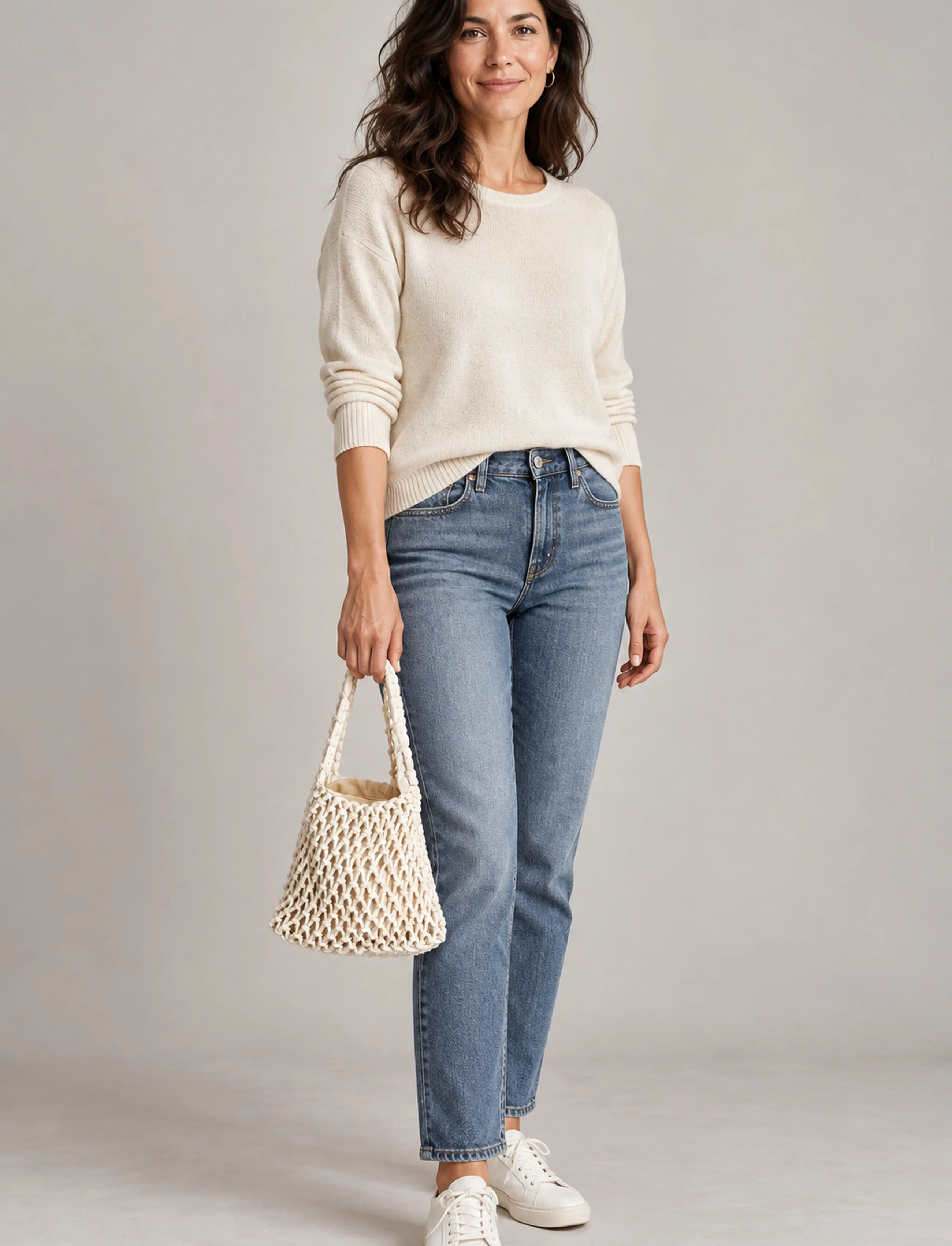 Pipol's Bazaar - Maria Net Bag White - accessoires - white - 0