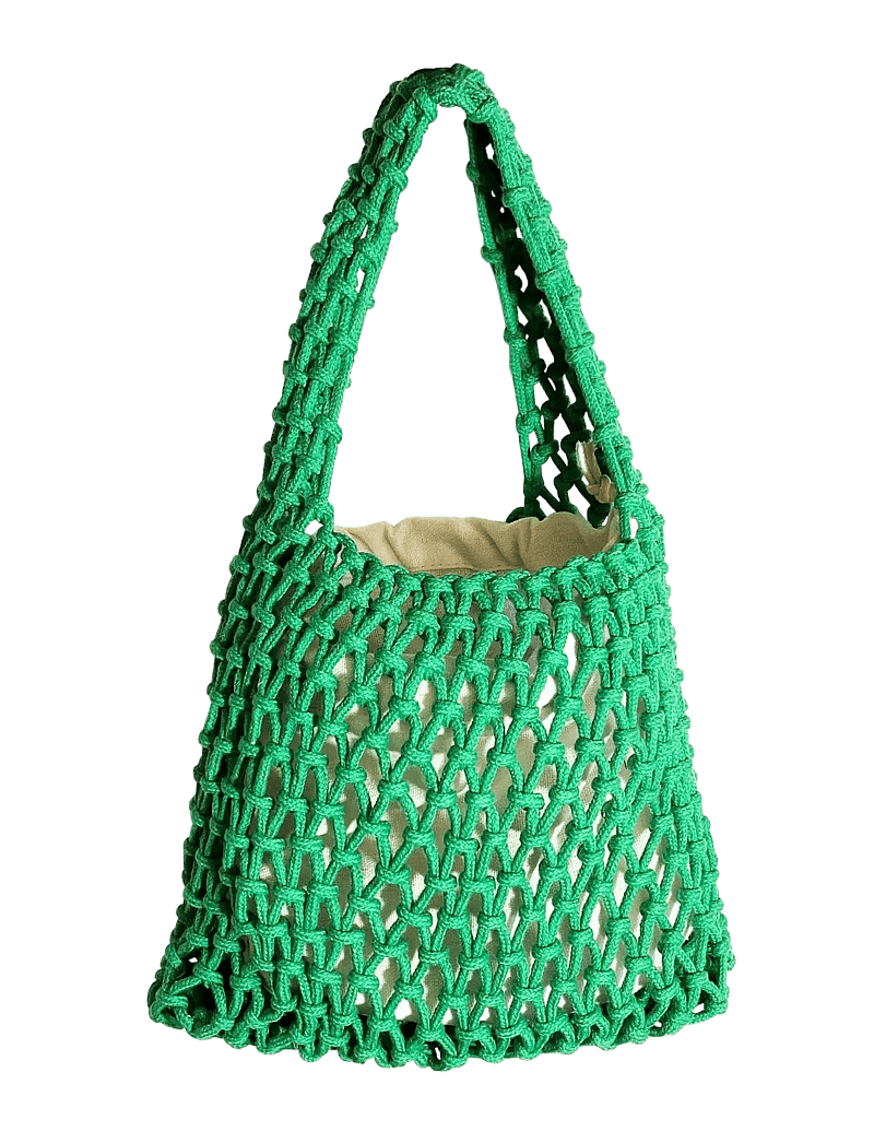 Pipol's Bazaar - Maria Net Bag Green - strandväskor - green - 0