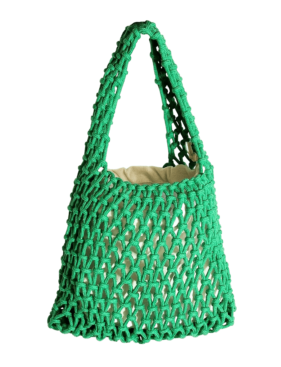 Pipol's Bazaar - Maria Net Bag Green - strandtaschen - green - 0