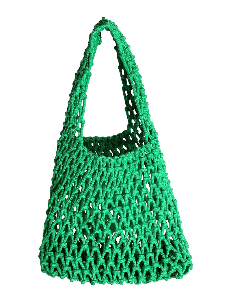 Pipol's Bazaar - Maria Net Bag Green - strandväskor - green - 1