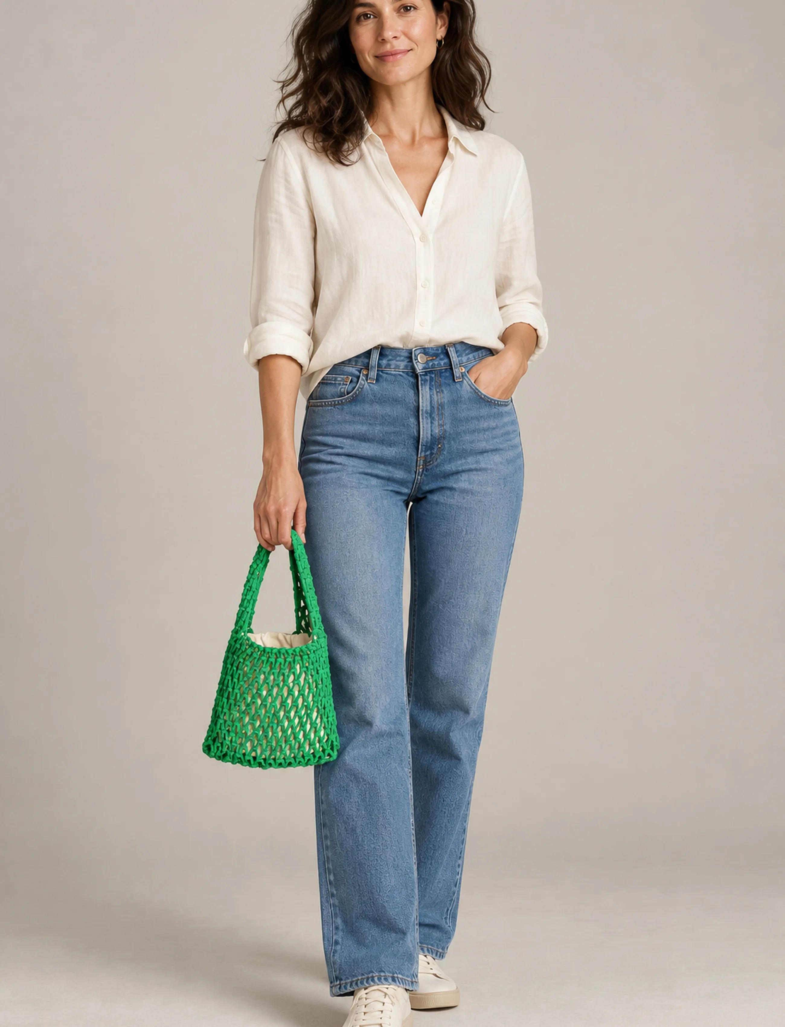 Pipol's Bazaar - Maria Net Bag Green - strandtasker - green - 0