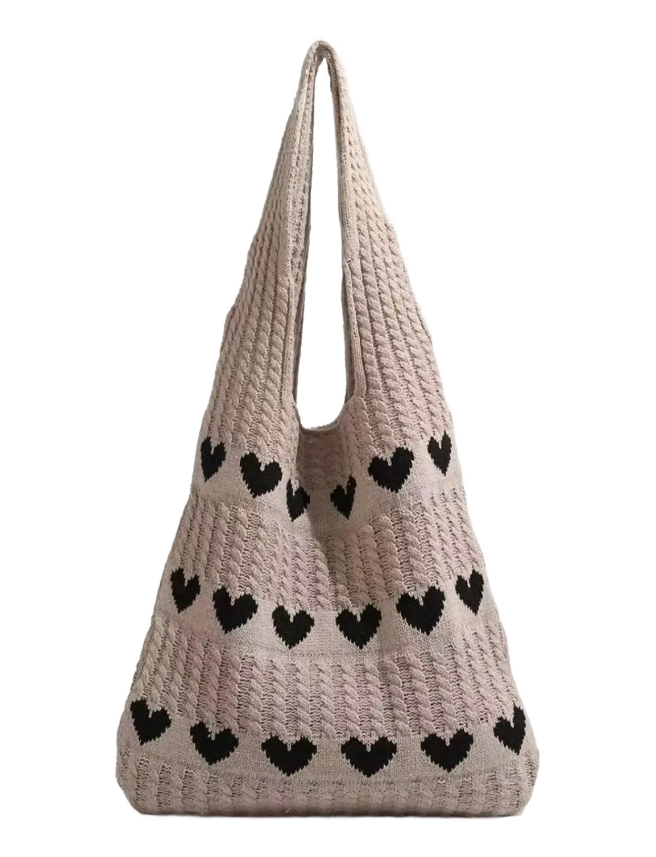 Pipol's Bazaar Amore Knitted Sac Beige - PIPOL'S BAZAAR - BEIGE / beige