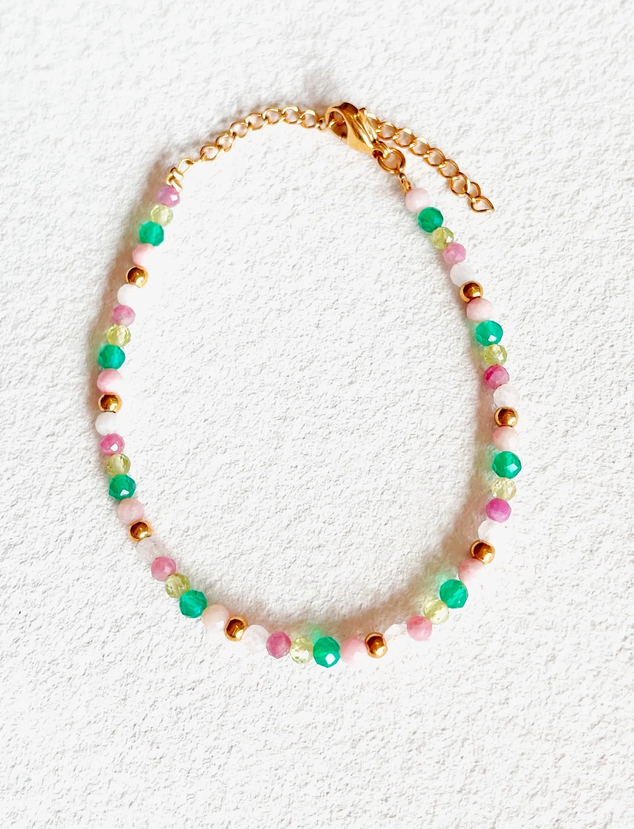 Pipol's Bazaar - Malia Steel Beaded Bracelet - pearl bracelets - multi - 1