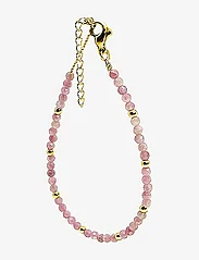 Pipol's Bazaar - Malia Steel Beaded Bracelet - parel armband - pink - 0