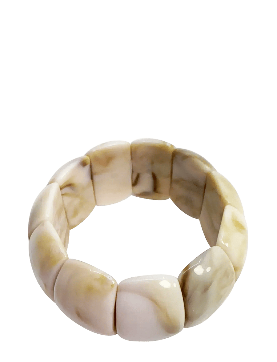 Pipol's Bazaar - Sola Bracelet Bone White - bangles - white - 0