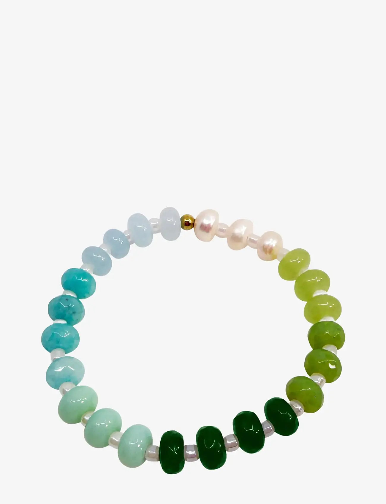 Pipol's Bazaar - Sunny Santos Bracelet Aqua - bracelets - blue - 0