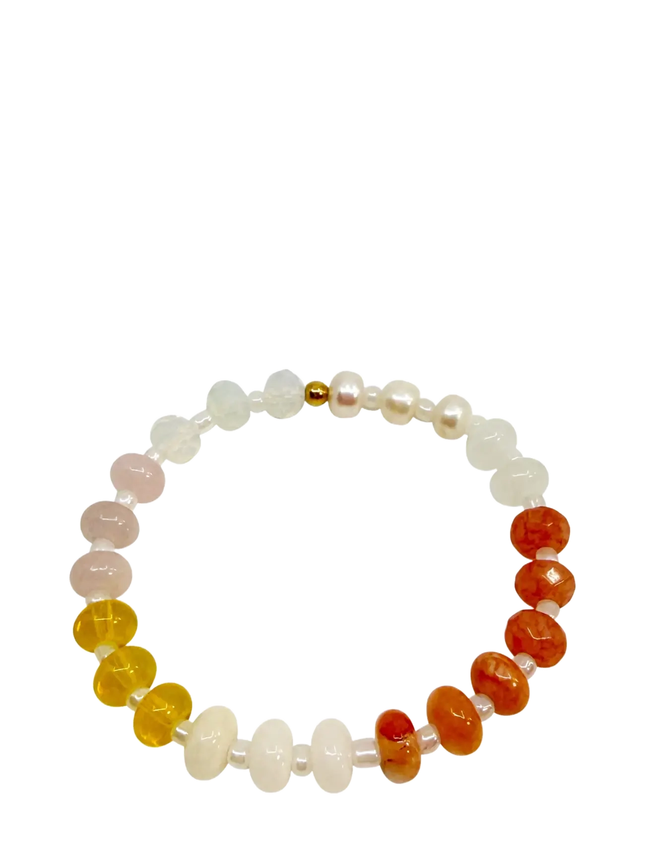 Pipol's Bazaar Sunny Santos Bracelet Yellow Mix - Accessoarer - YELLOW / multi