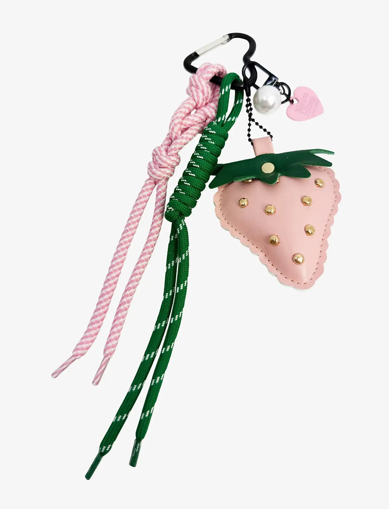 Pipol's Bazaar - Bag Charm Pink Strawberry - nyckelringar & bag charms - pink - 0