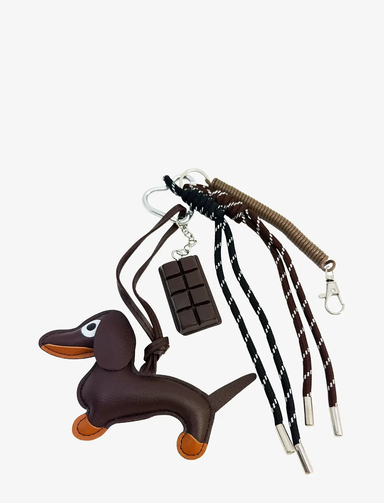 Pipol's Bazaar - Bag Charm Black Dog - laveste priser - black - 0