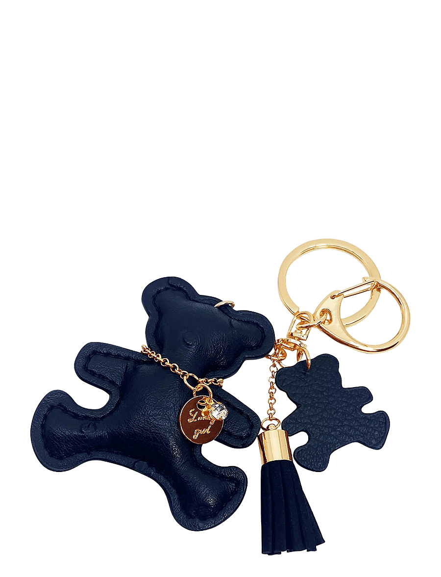 Pipol's Bazaar - Teddy Charm Small Black - telefonų laikikliai - black - 0