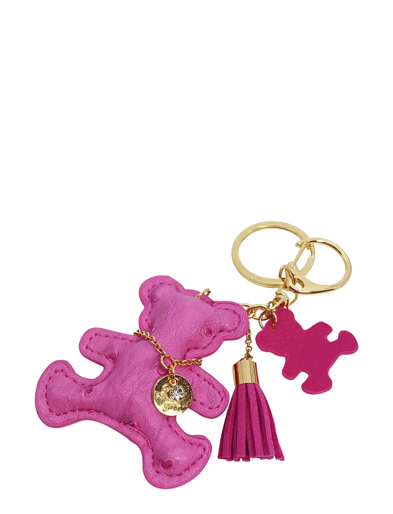 Pipol's Bazaar Teddy Charm Small Pink - Pipols - PINK / pink/rose