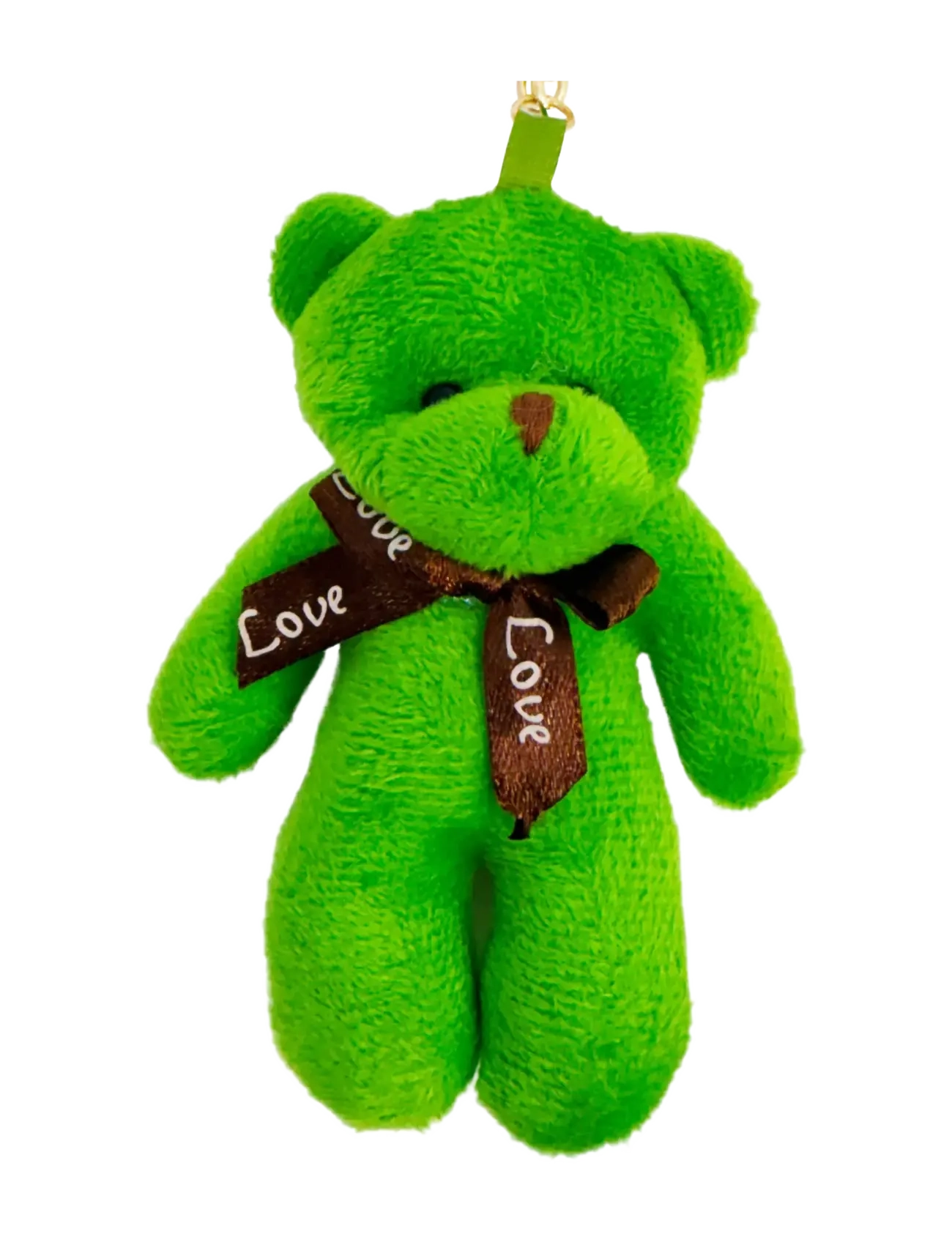 Pipol's Bazaar Furry Teddy Charm Green - Accessories - GREEN / green