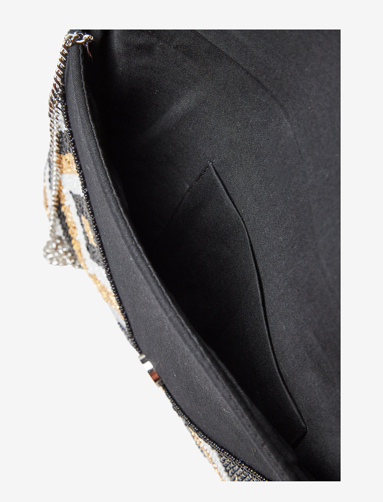 PIPOL'S BAZAAR - Harley Beaded Clutch - black & white - 5