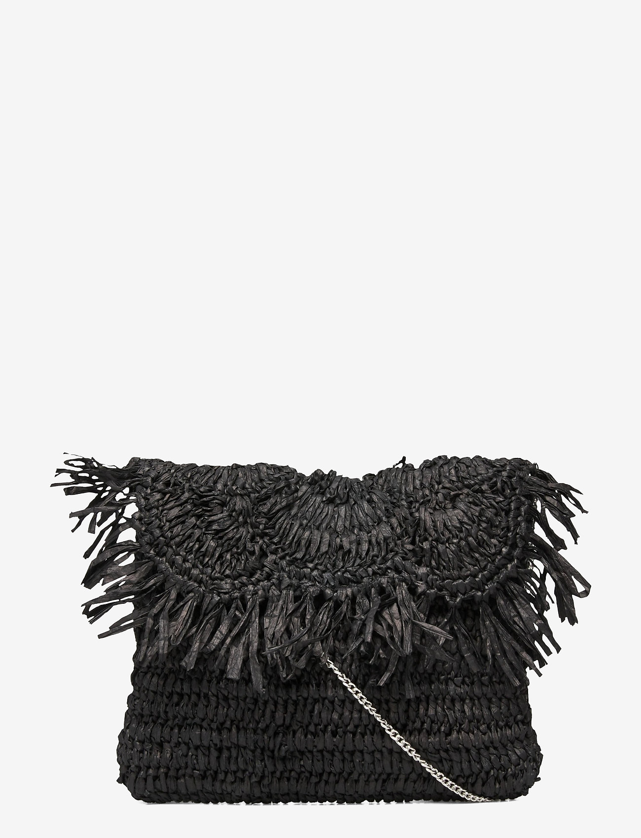 Pipol's Bazaar - Cultura Straw Clutch Black - festtøj til outletpriser - black - 0