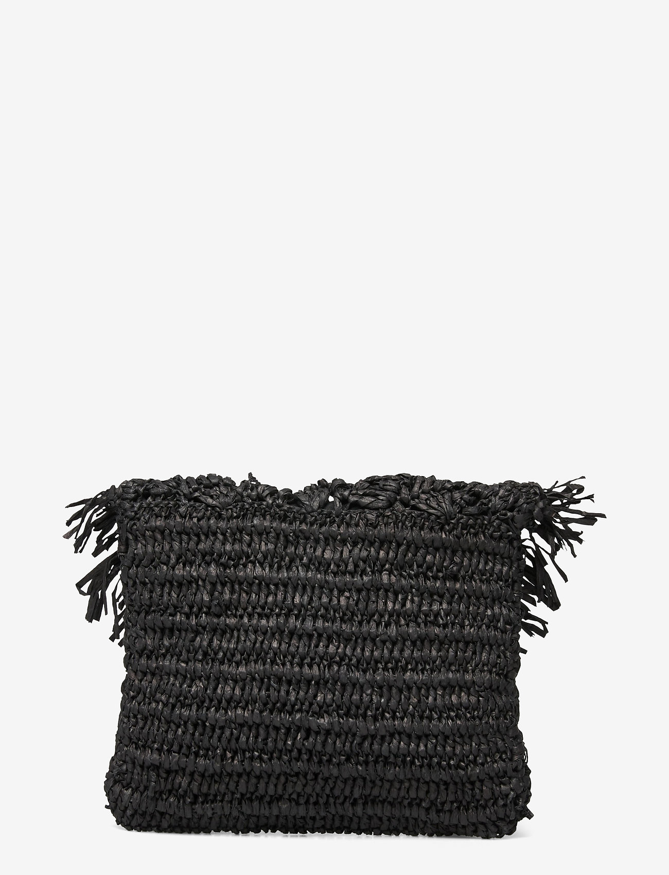 Pipol's Bazaar - Cultura Straw Clutch Black - odzież imprezowa w cenach outletowych - black - 1
