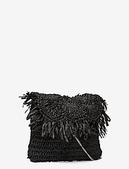 Pipol's Bazaar - Cultura Straw Clutch Black - festkläder till outletpriser - black - 2