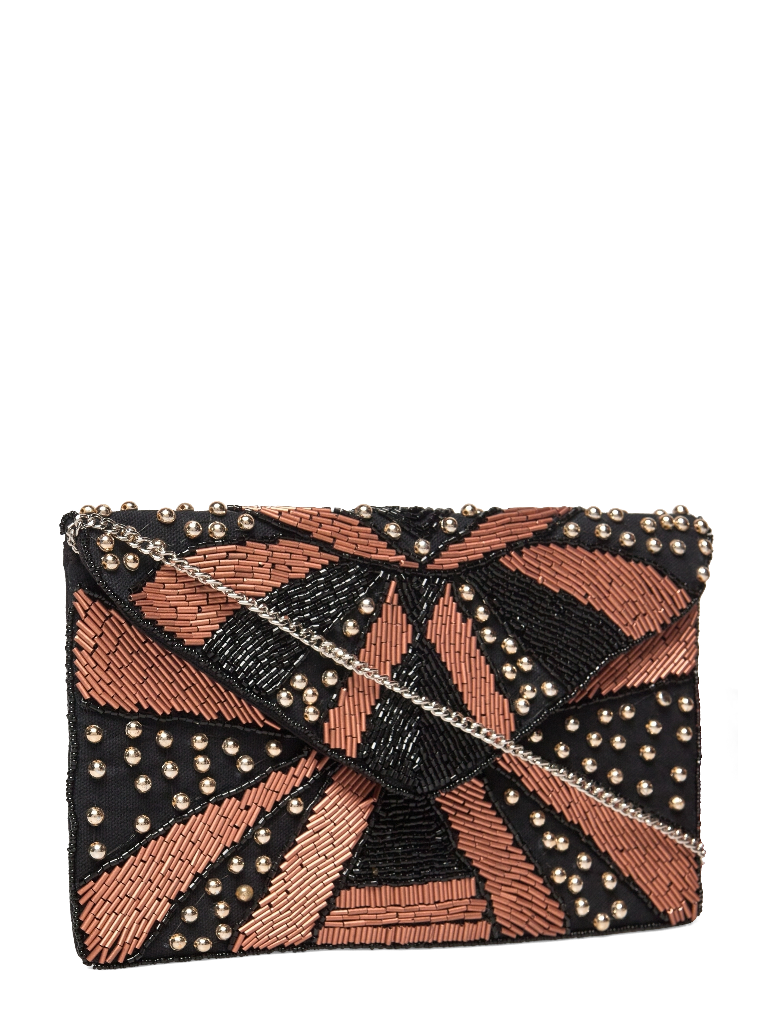 Pipol's Bazaar - Toro Beaded Clutch Brown - festmode zu outlet-preisen - multi - 2