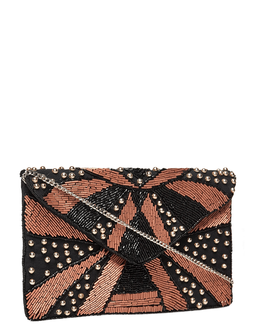Pipol's Bazaar - Toro Beaded Clutch Brown - særlige begivenheder - multi - 2