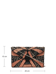 Pipol's Bazaar - Toro Beaded Clutch Brown - party wear at outlet prices - multi - 4