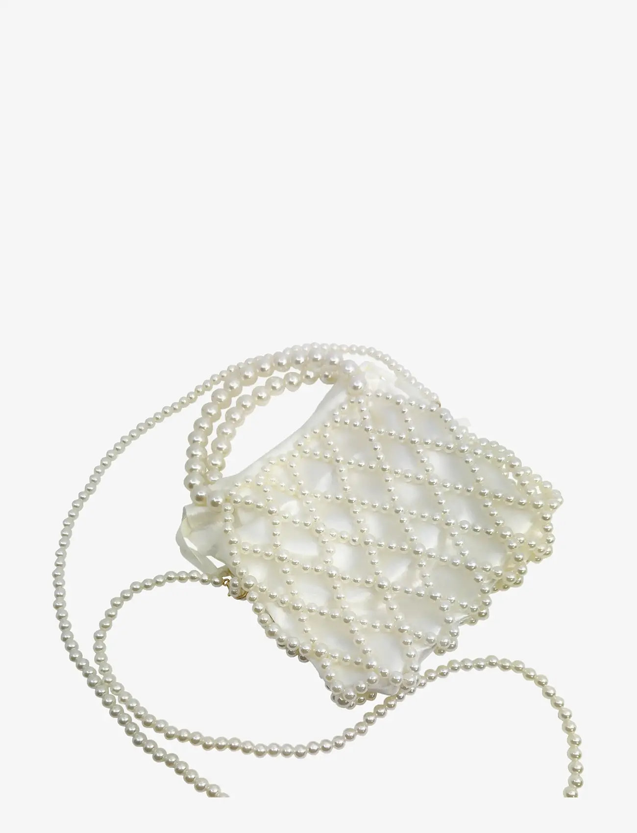 Pipol's Bazaar - Decore Pouch Clutch Pearl White - konfirmation - white - 0