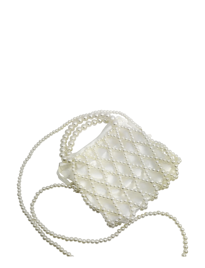 Pipol's Bazaar - Decore Pouch Clutch Pearl White - konfirmation - white - 0