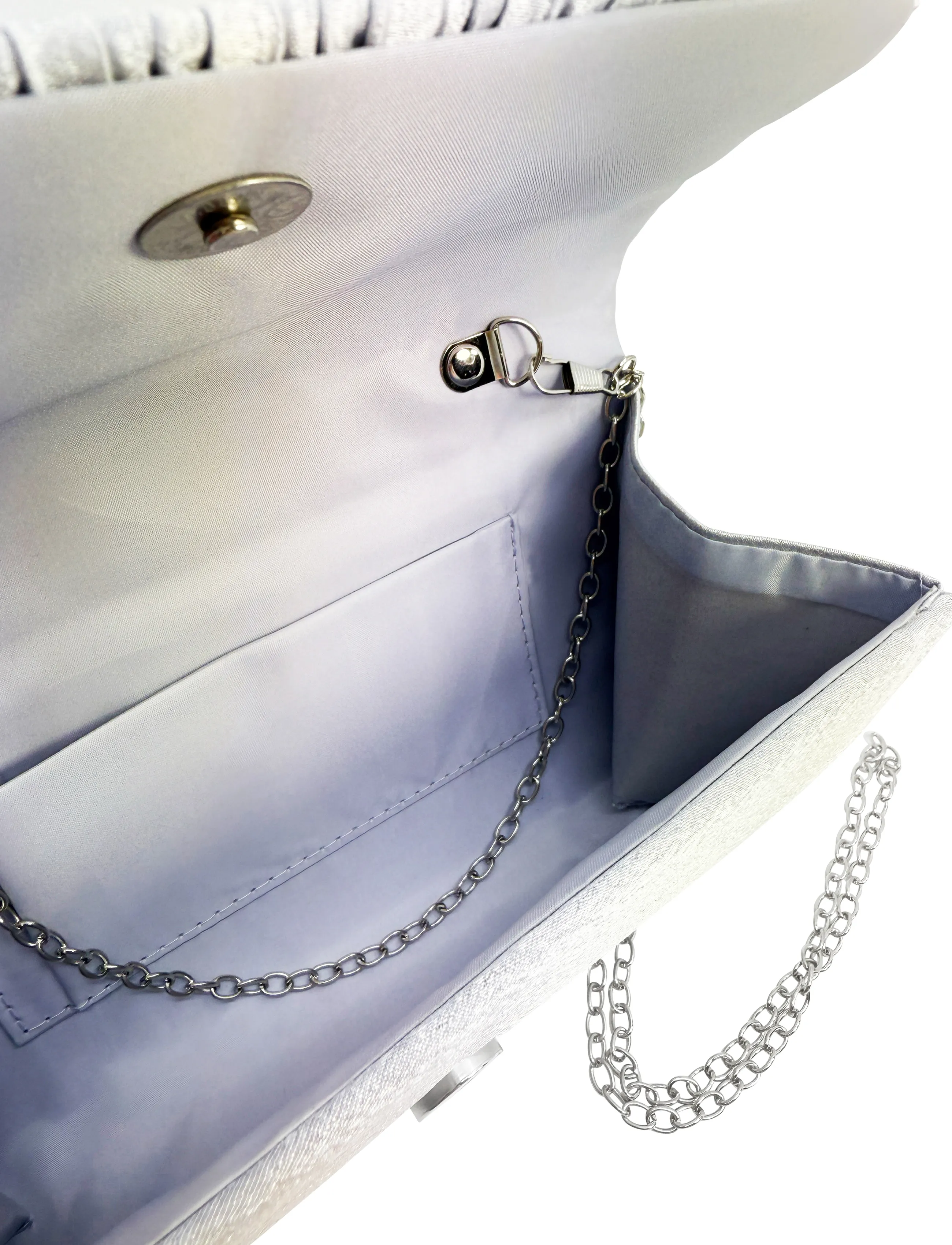 Pipol's Bazaar - Grand Clutch Silver - crossbody bags - silver - 1