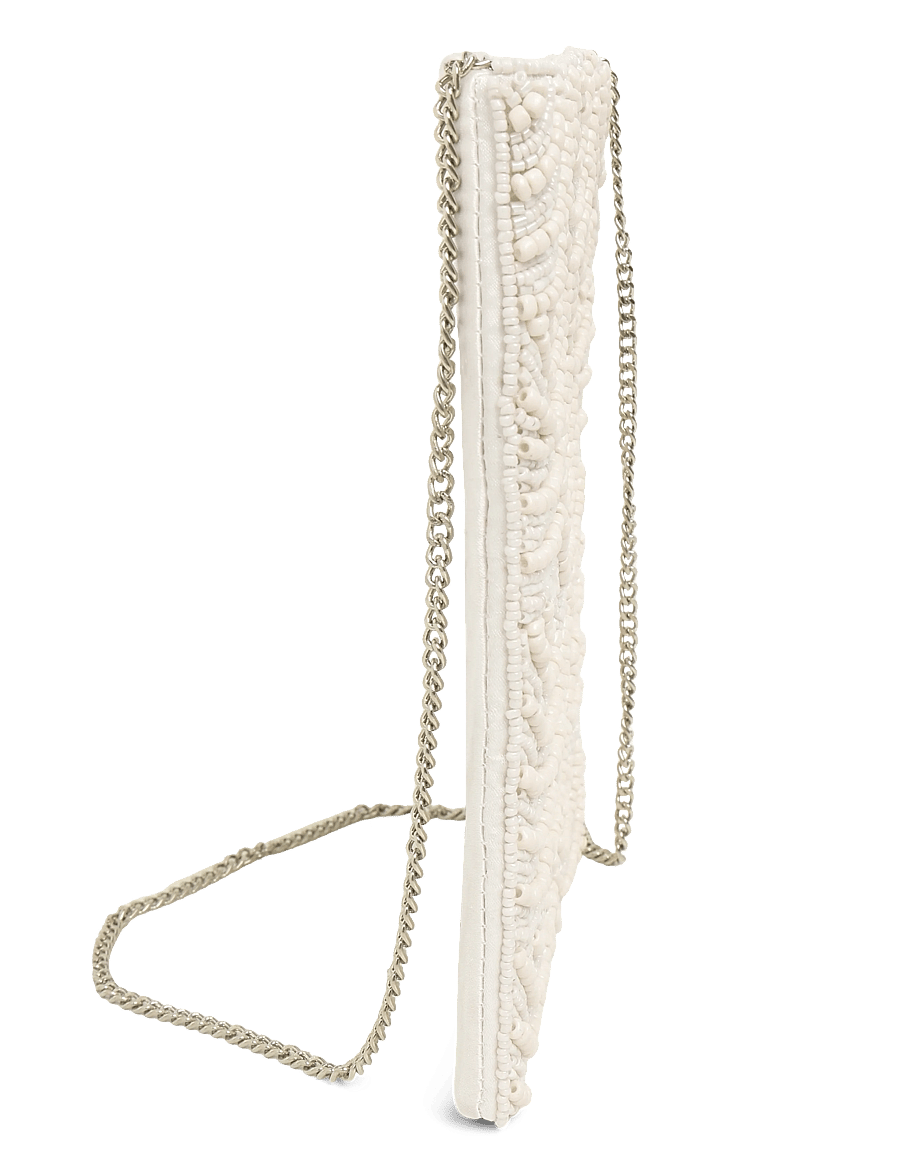 Pipol's Bazaar - Casablanca Phone Clutch Near White - konfirmationstøj - white - 4