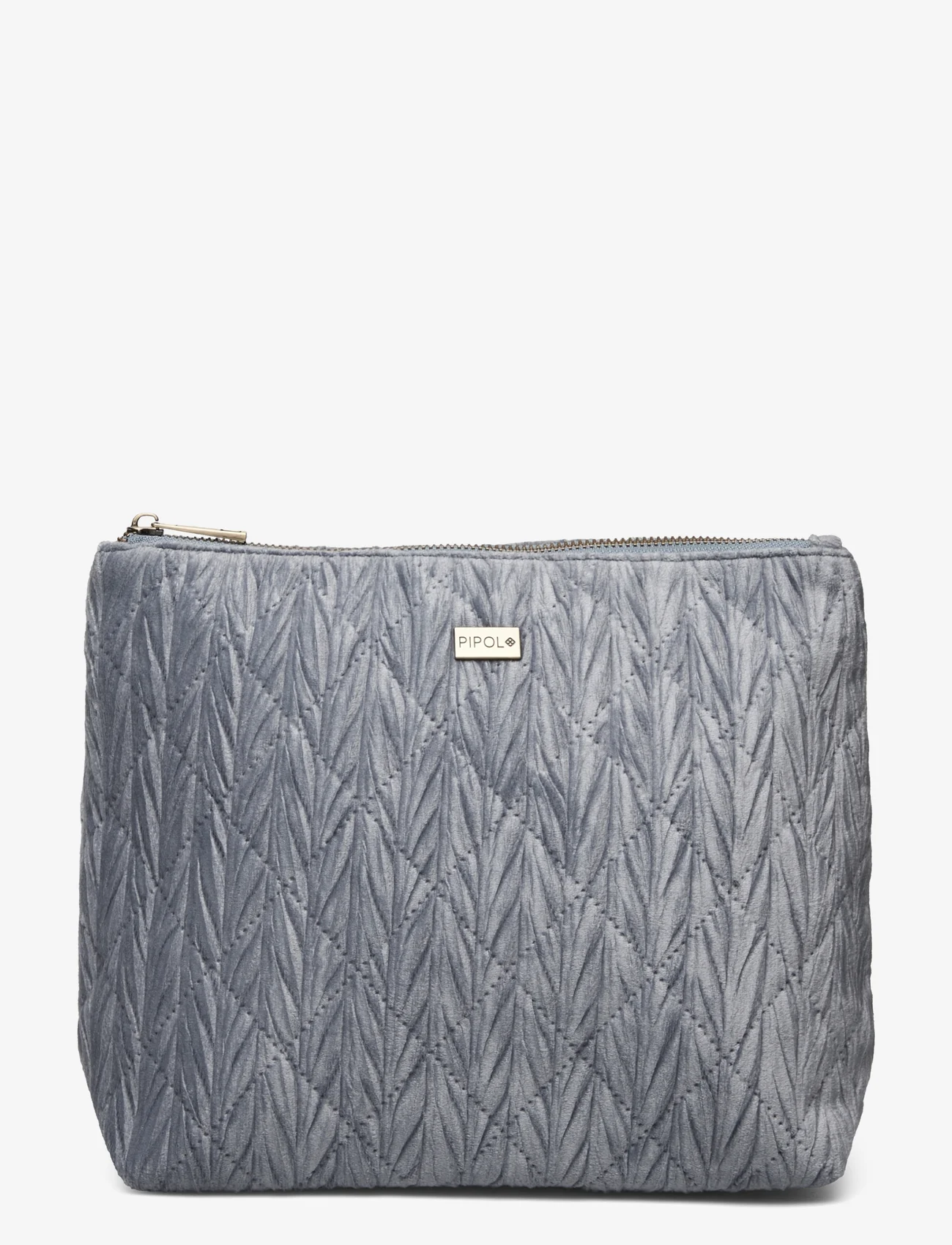 Pipol's Bazaar - Triangle Cosmetic Bag Quilted Blue Dusk - geburtstagsgeschenke - blue - 0