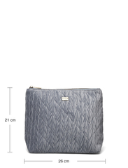 Pipol's Bazaar - Triangle Cosmetic Bag Quilted Blue Dusk - födelsedagspresenter - blue - 4