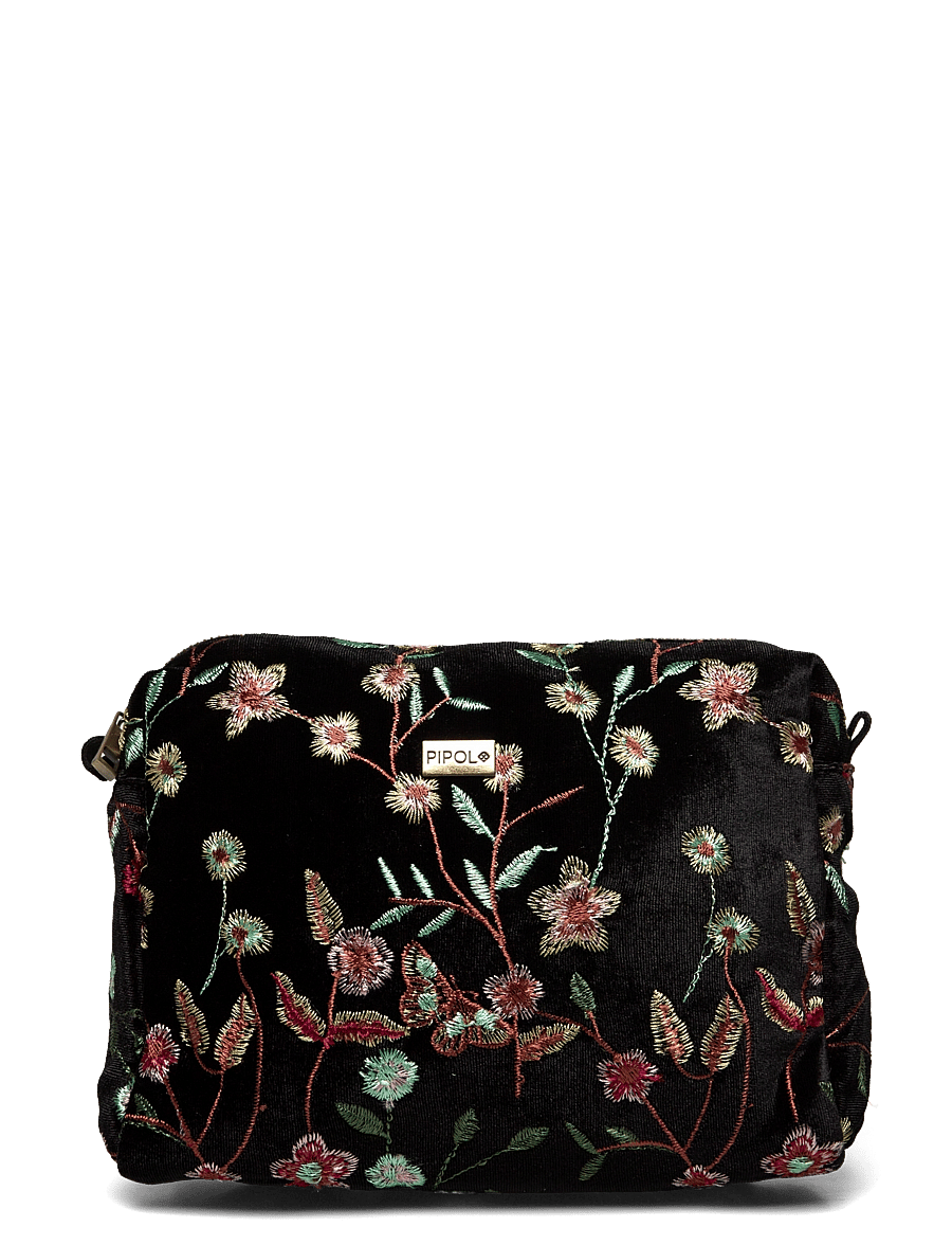 Pipol's Bazaar - Garden Velvet Medium Cosmetic Black - toilettasker - multi - 0