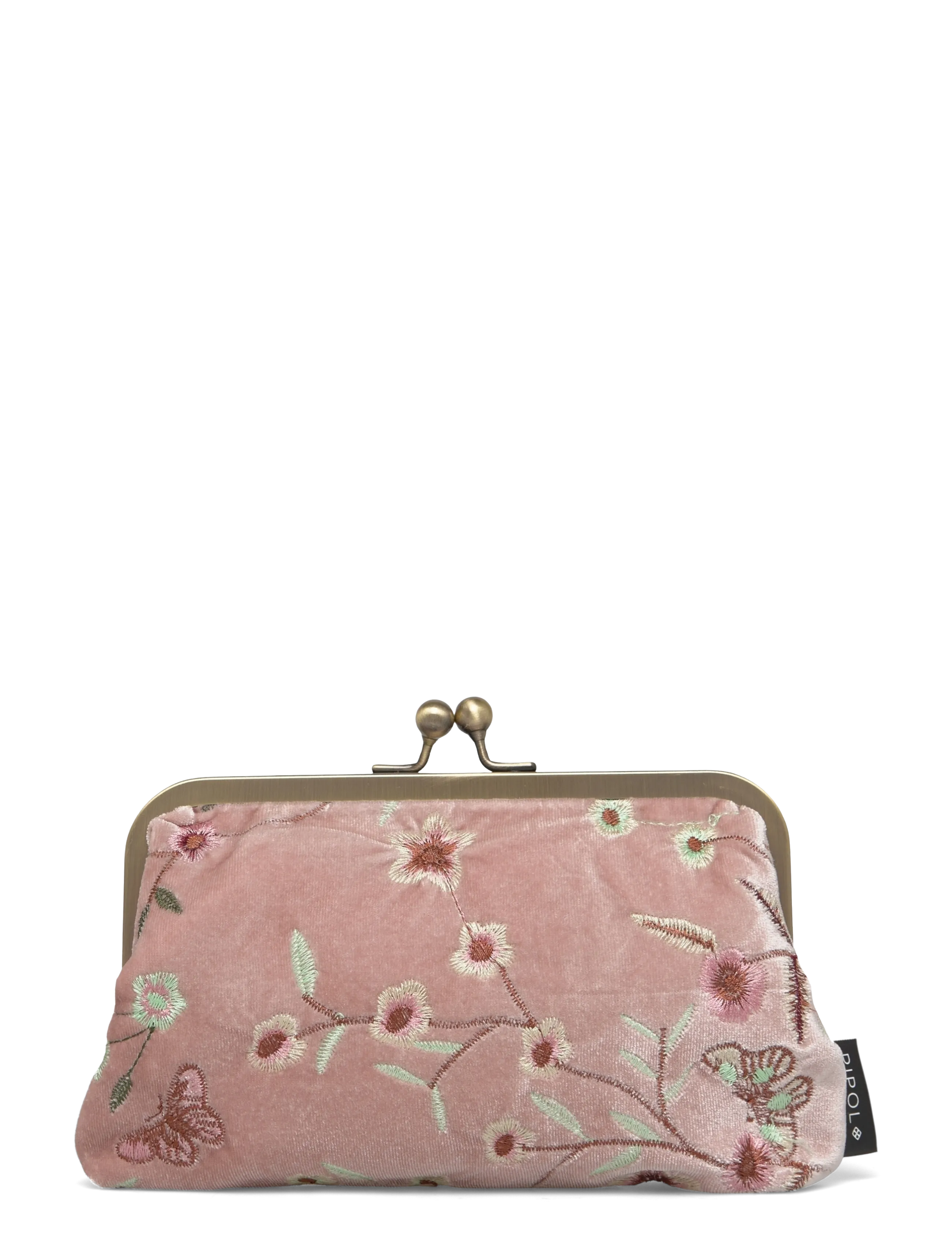 Pipol's Bazaar Garden Velvet Frame Pink, Makeup Bags, Pink, Str: ONE SIZE