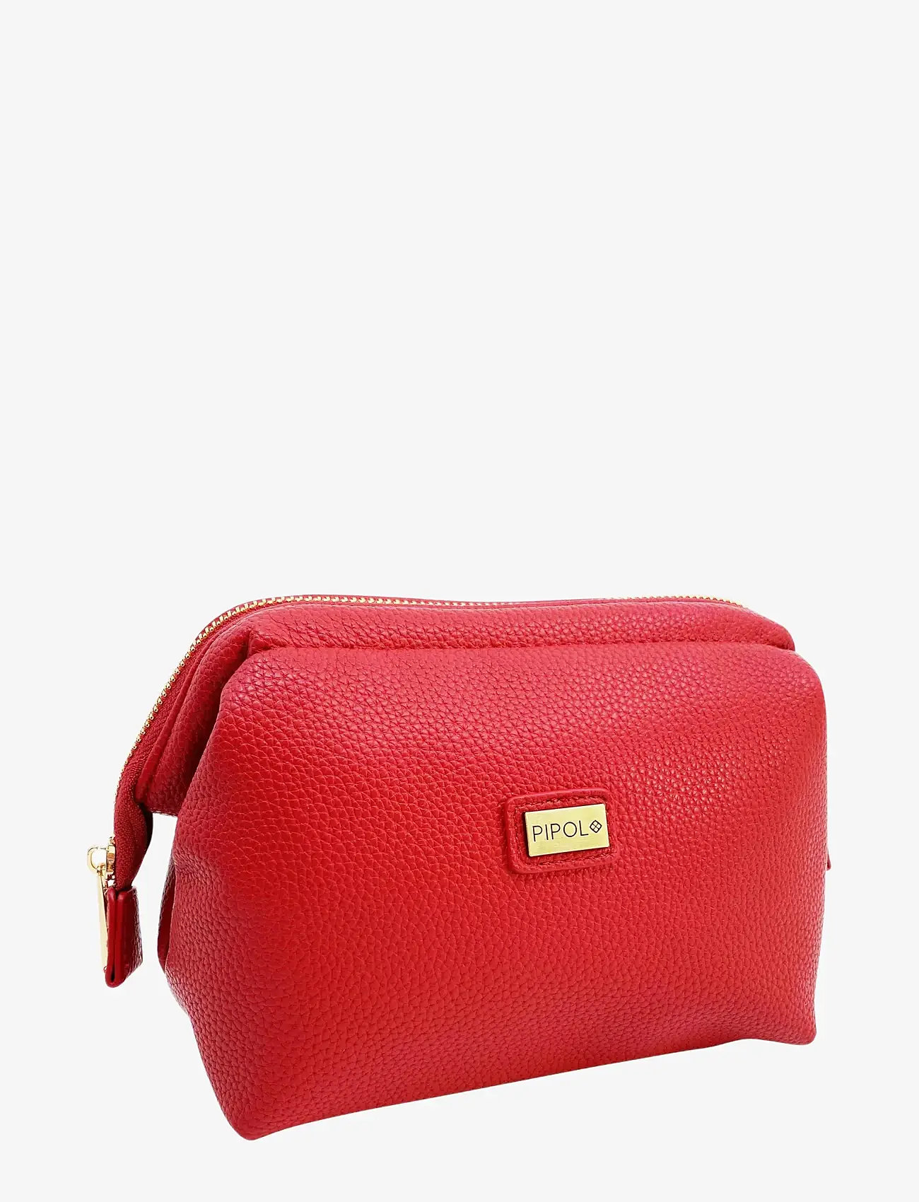 Pipol's Bazaar - Frame Cosmetic Small Red - makeup bags - red - 0