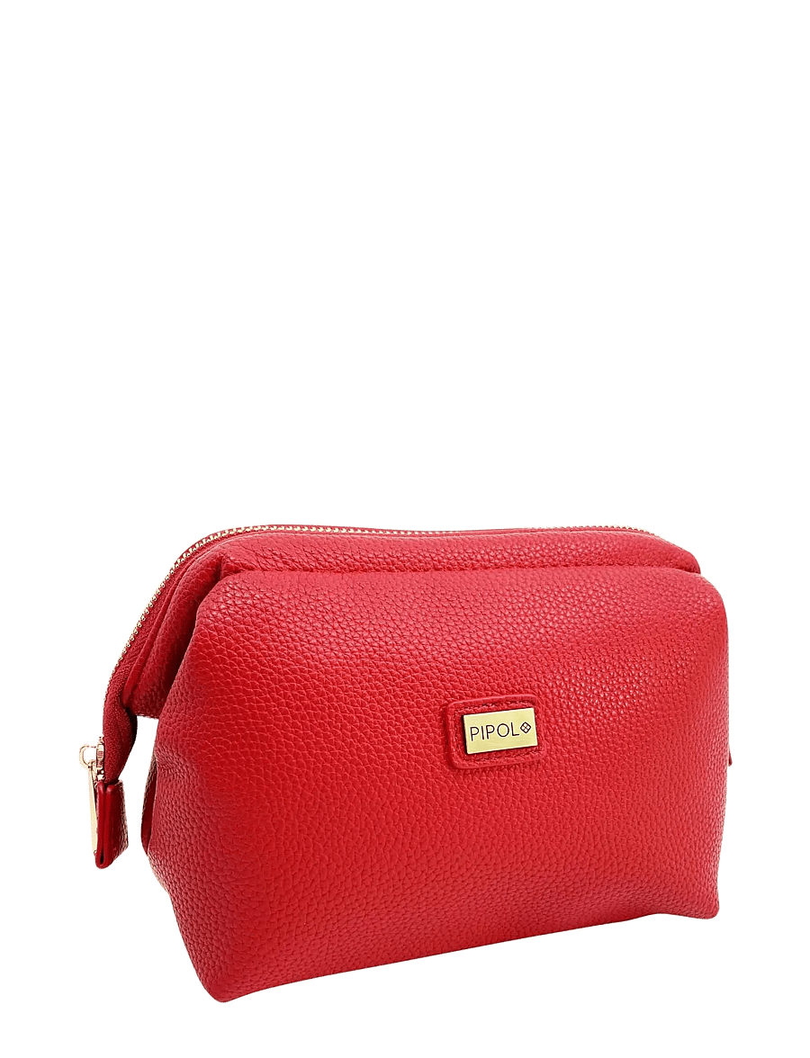 Pipol's Bazaar - Frame Cosmetic Small Red - sminkväskor - red - 0