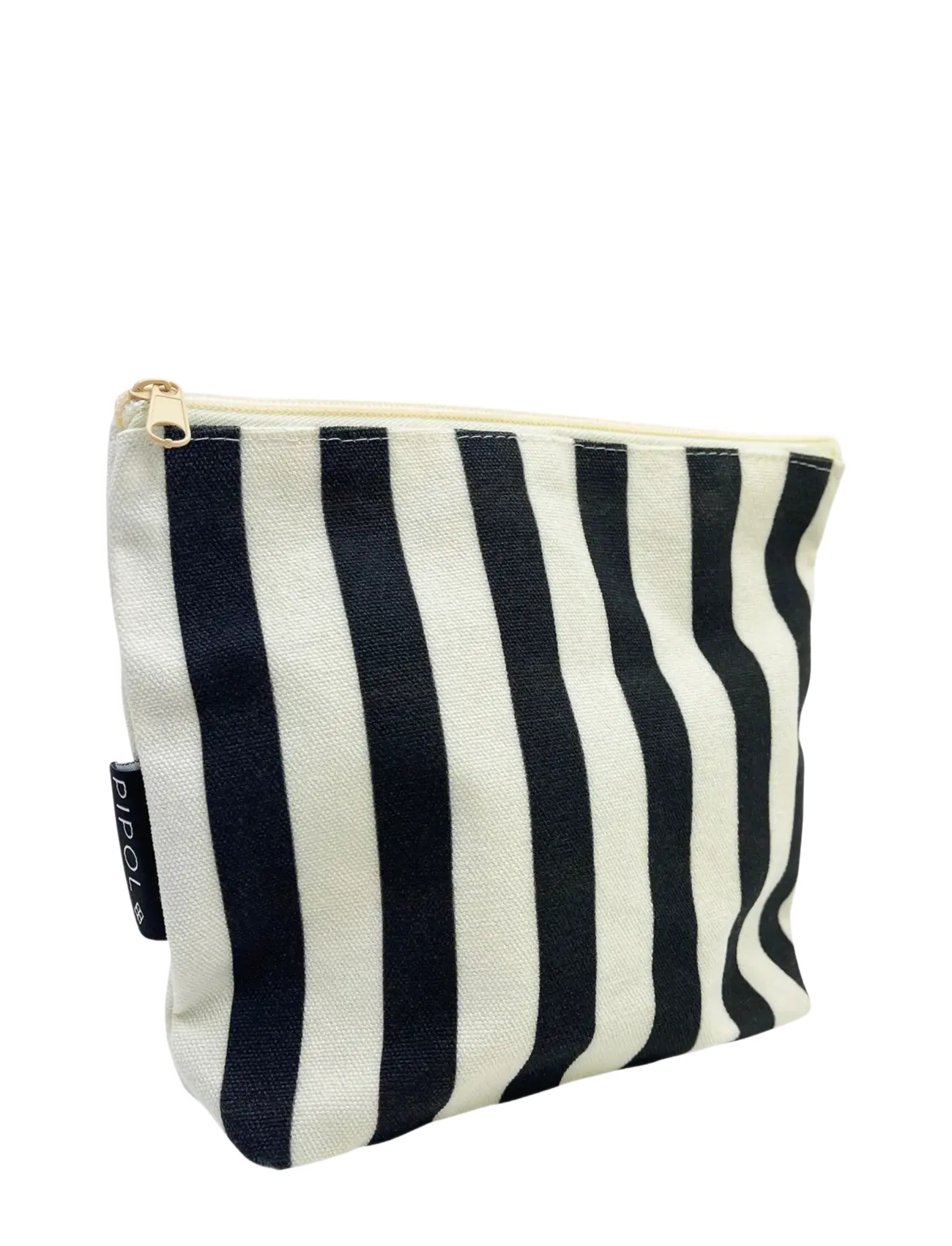 Pipol's Bazaar Maxime Cosmetic Bag Stripe - Väskor - BLACK / black