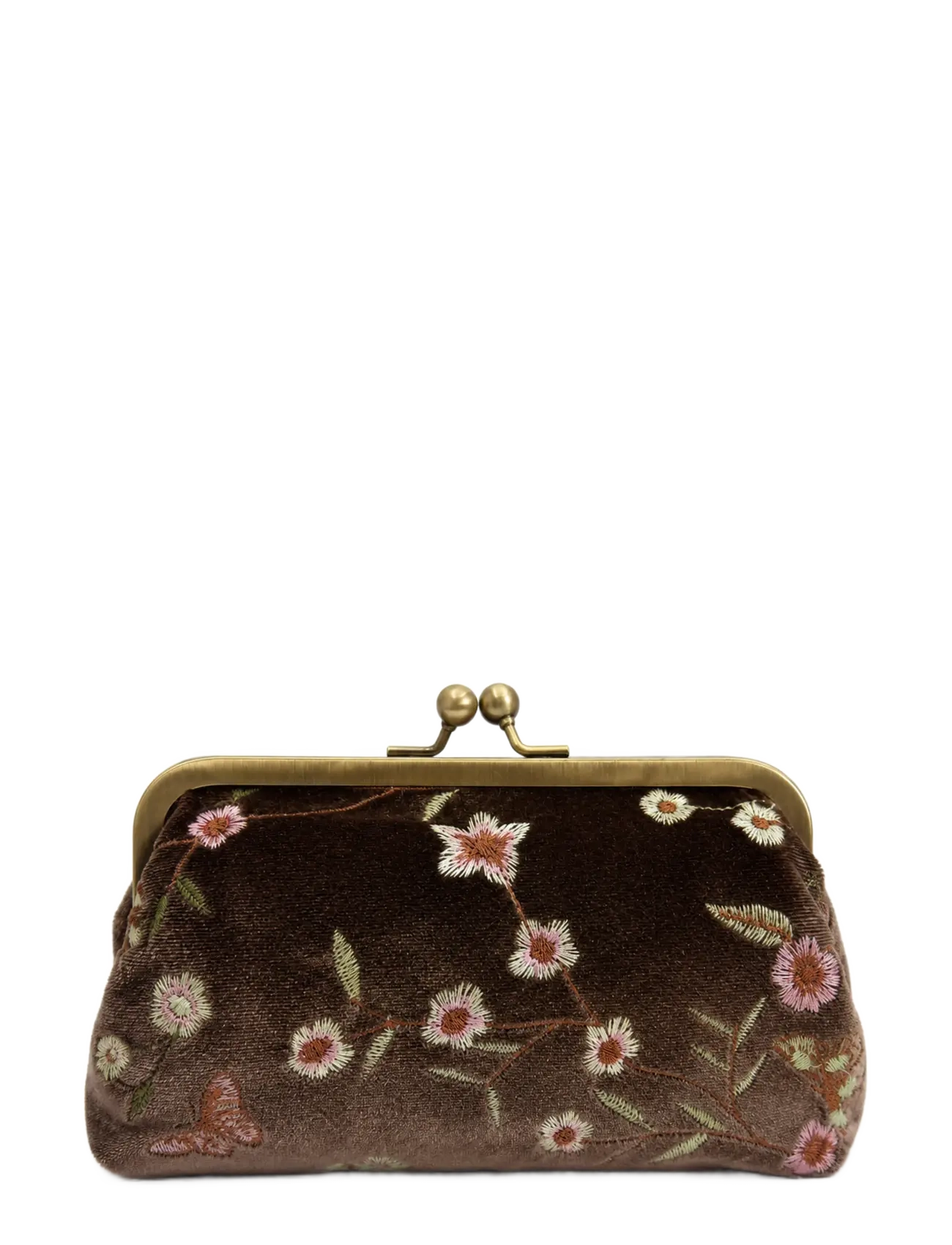 Pipol's Bazaar Garden Velvet Frame Cosmetic Brown - Pipols - BROWN / brown