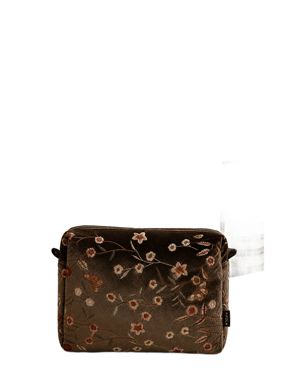 Pipol's Bazaar - Garden Velvet Big Cosmetic Brown - makeup - brown - 1