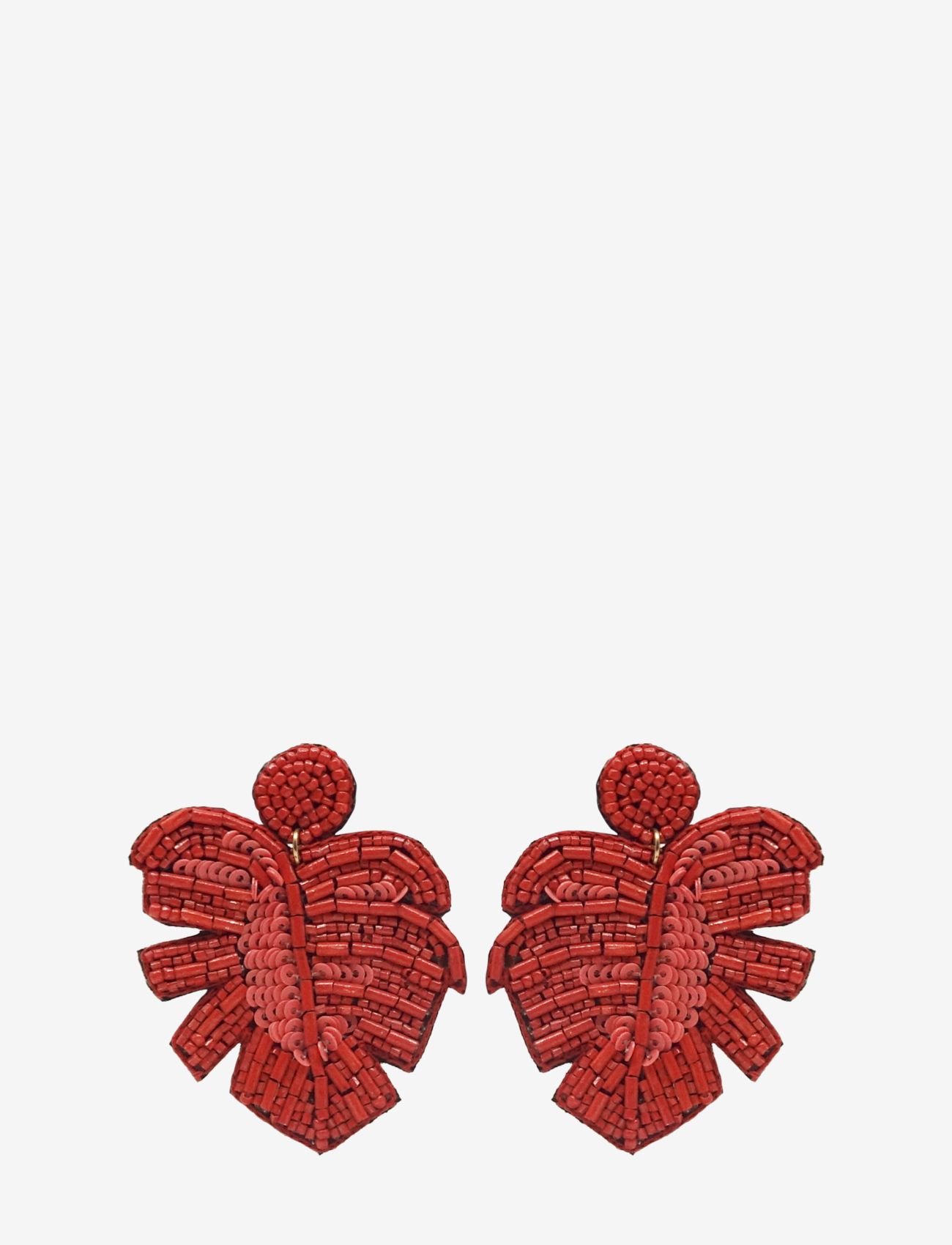 PIPOL'S BAZAAR - Leafer Earring - red - 0