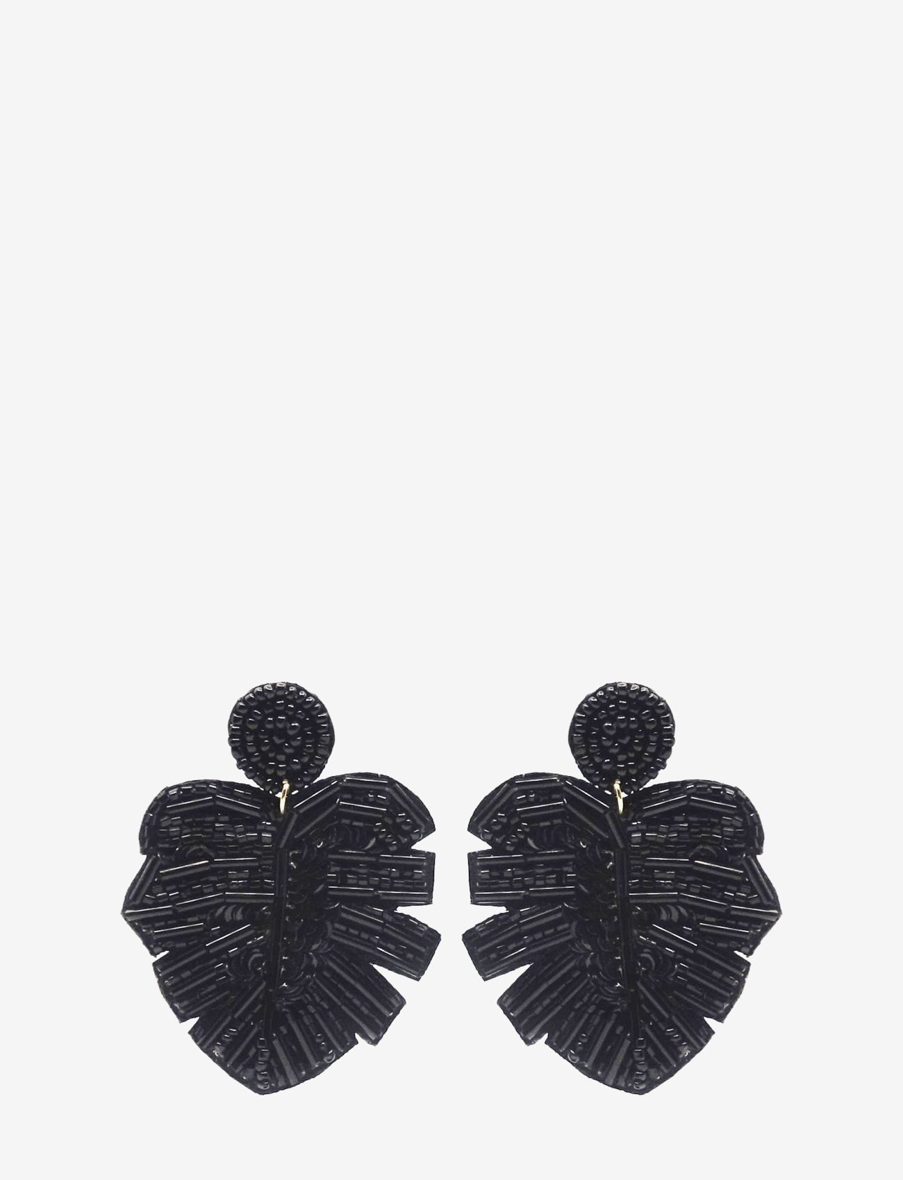 PIPOL'S BAZAAR - Leafer Earring - black - 0