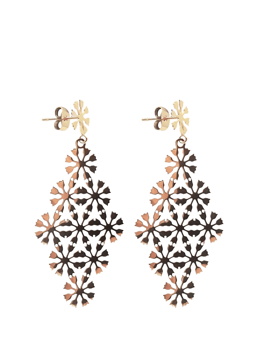 Pipol's Bazaar - Neves Earring Gold - Øreringe med vedhæng - gold - 0